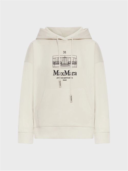 Felpa con cappuccio e logo S' MAX MARA | 2619921021600001